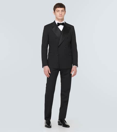 Wool-blend suit