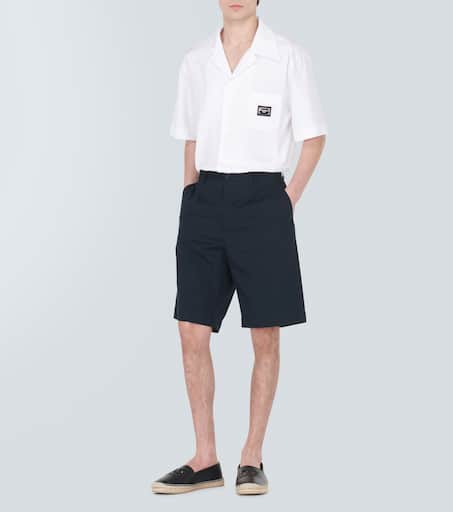 Logo cotton shirt