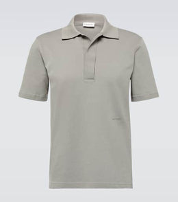 Cotton piqué polo shirt