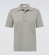 Cotton piqué polo shirt