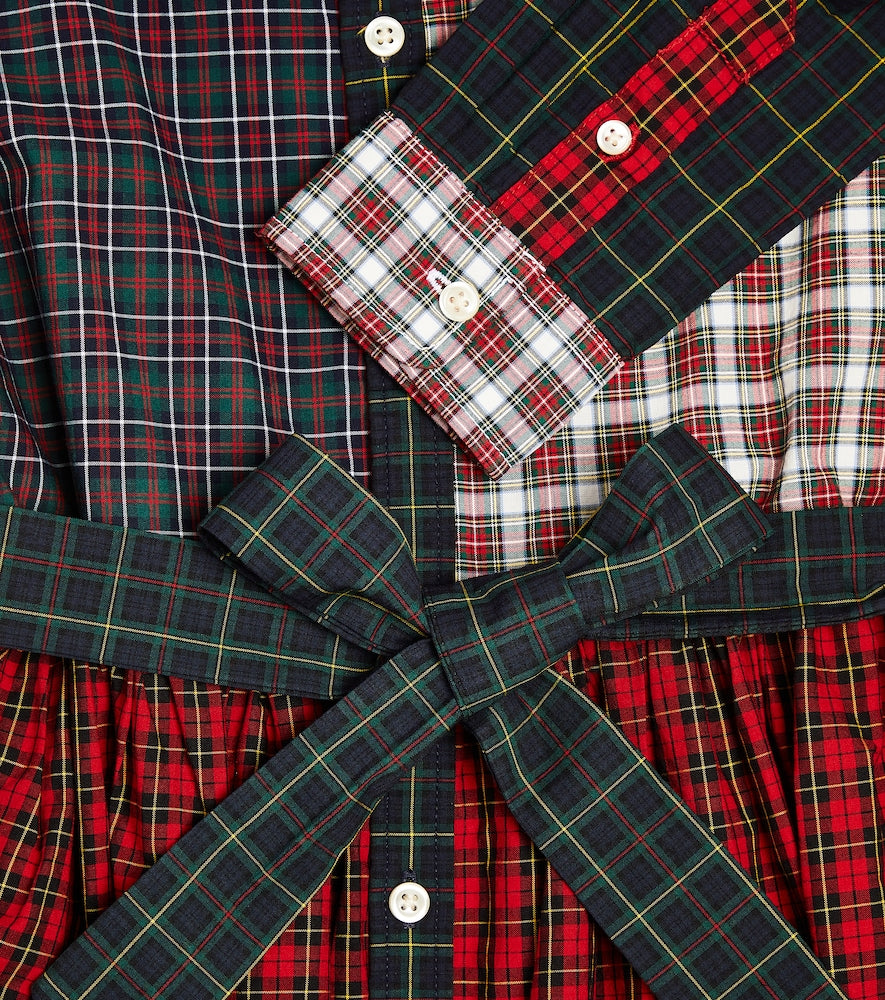 Junia checked cotton dress