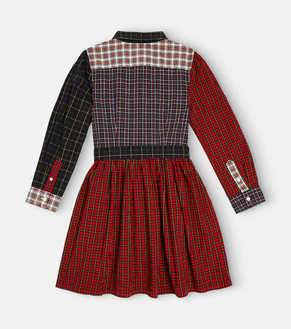 Junia checked cotton dress