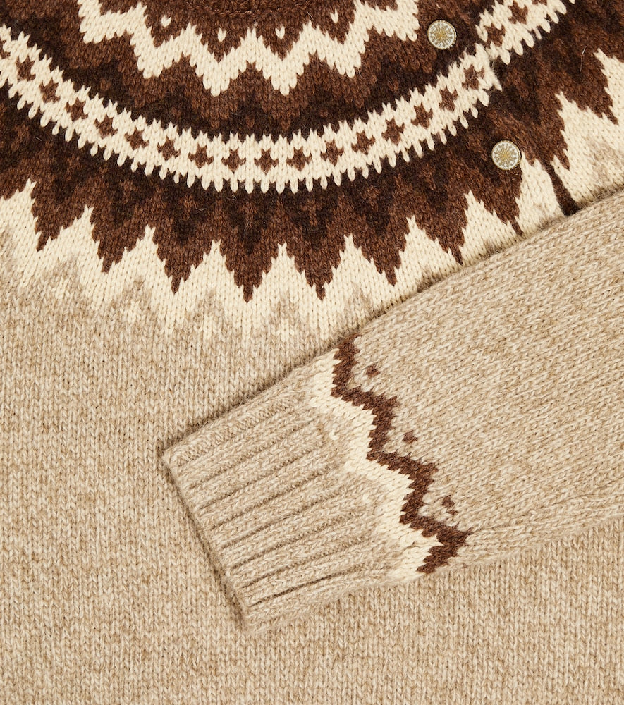 Fair Isle wool-blend sweater