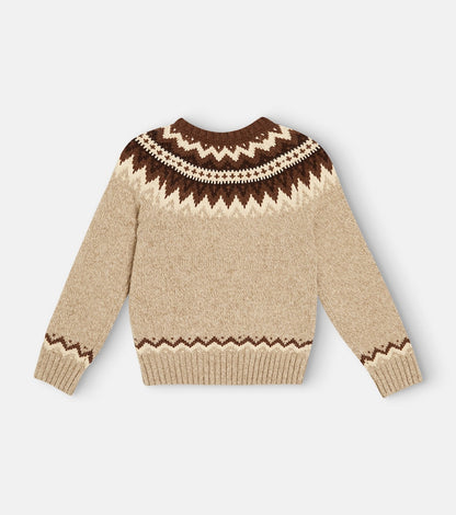 Fair Isle wool-blend sweater
