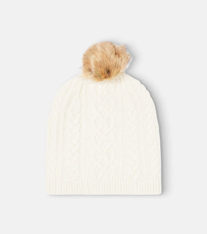 Wool and cashmere beanie