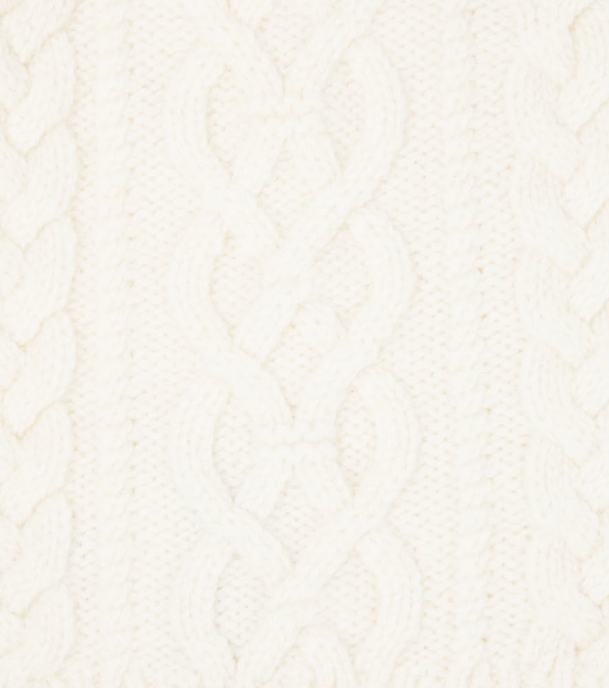 Wool and cashmere beanie