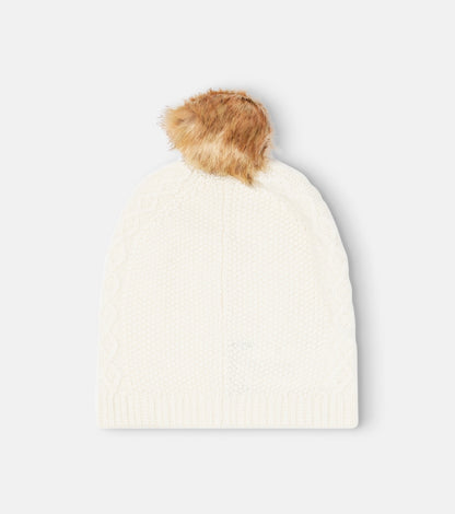 Wool and cashmere beanie
