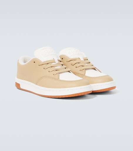 Dome leather sneakers