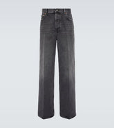 High-rise wide-leg jeans