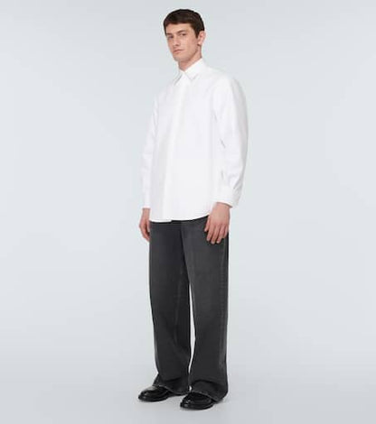 High-rise wide-leg jeans