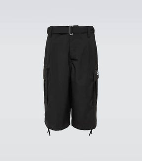 Virgin wool cargo shorts