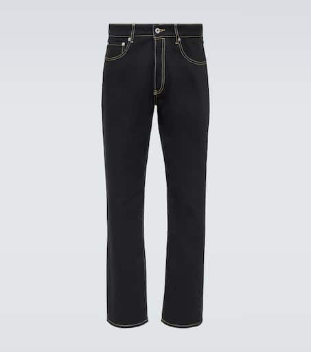 Bara mid-rise straight jeans