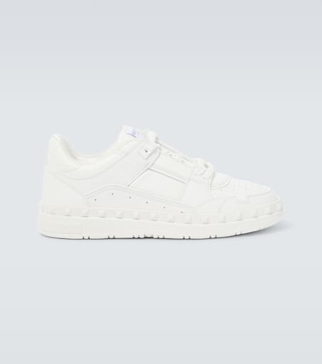 Freedots leather low-top sneakers