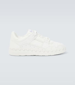Freedots leather low-top sneakers