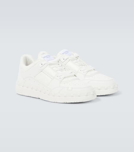 Freedots leather low-top sneakers