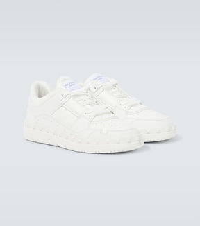 Freedots leather low-top sneakers