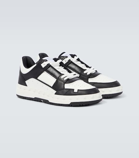 Freedots leather low-top sneakers