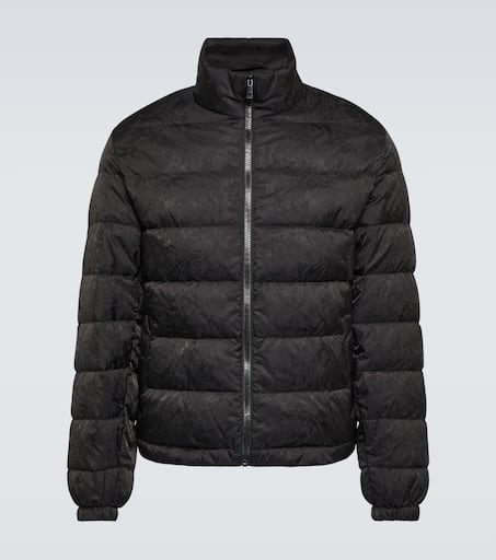 Barocco jacquard puffer jacket