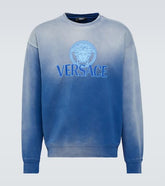 Medusa tie-dye cotton jersey sweatshirt
