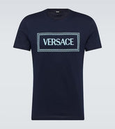 Logo embroidered cotton jersey T-shirt