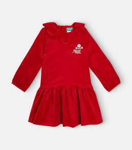 Embroidered cotton dress