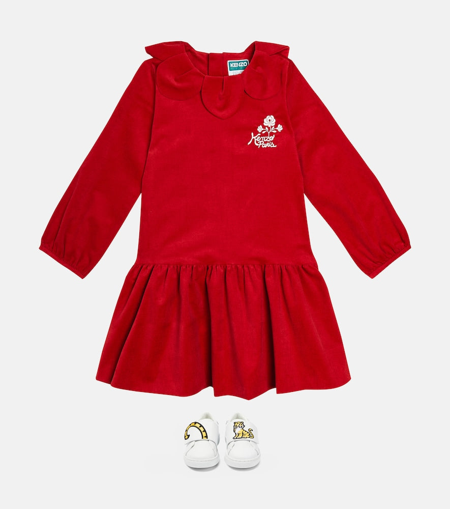 Embroidered cotton dress