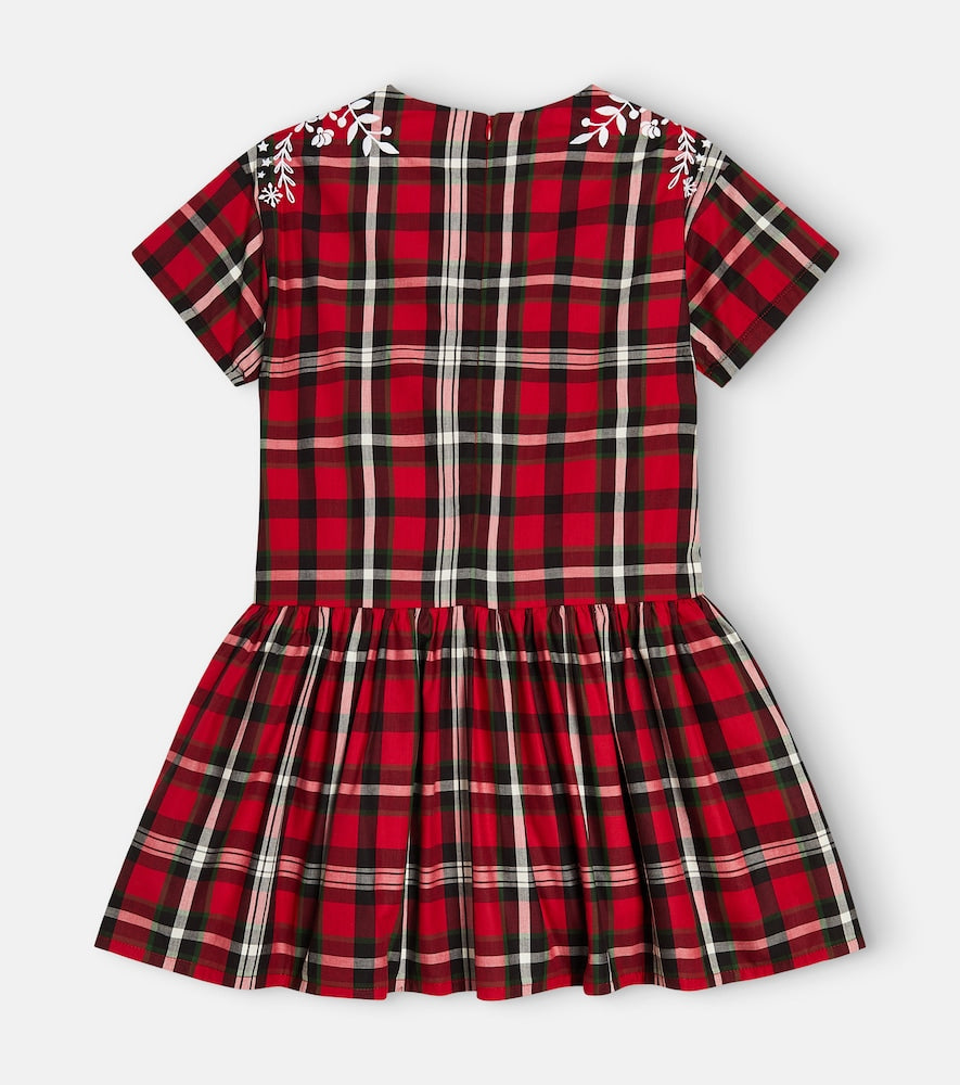 Checked cotton dress