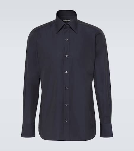 Cotton poplin shirt
