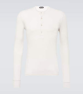 Jersey Henley shirt