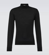 Wool turtleneck sweater