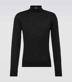 Wool turtleneck sweater