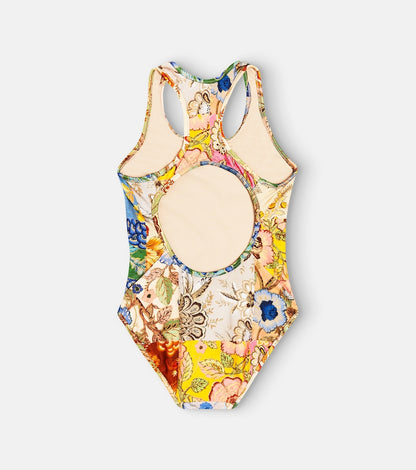 Junie floral racerback swimsuit