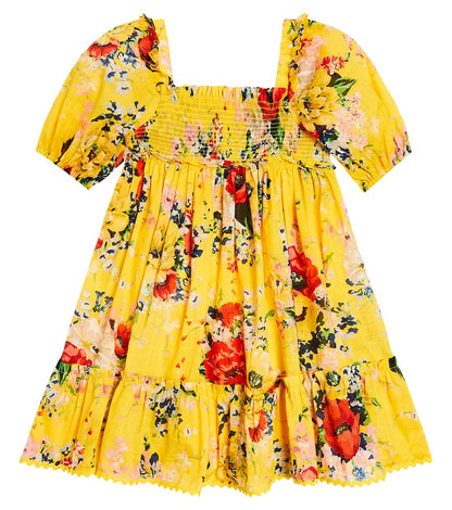 Alight floral cotton gauze dress