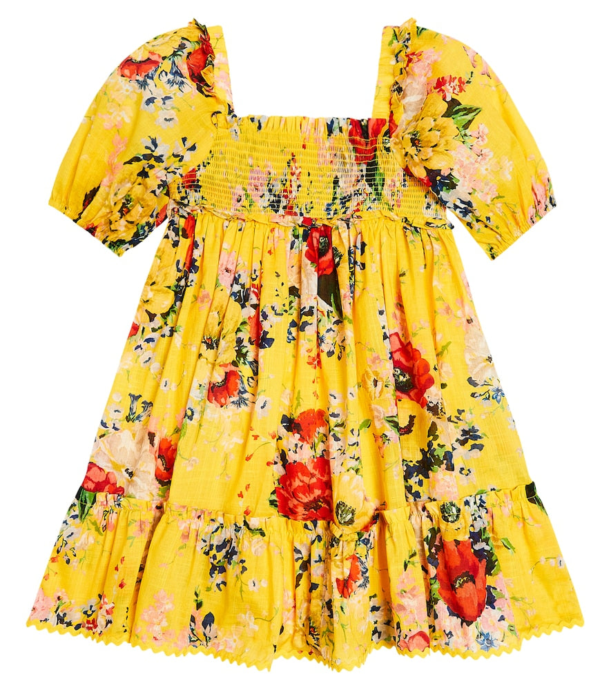 Alight floral cotton gauze dress