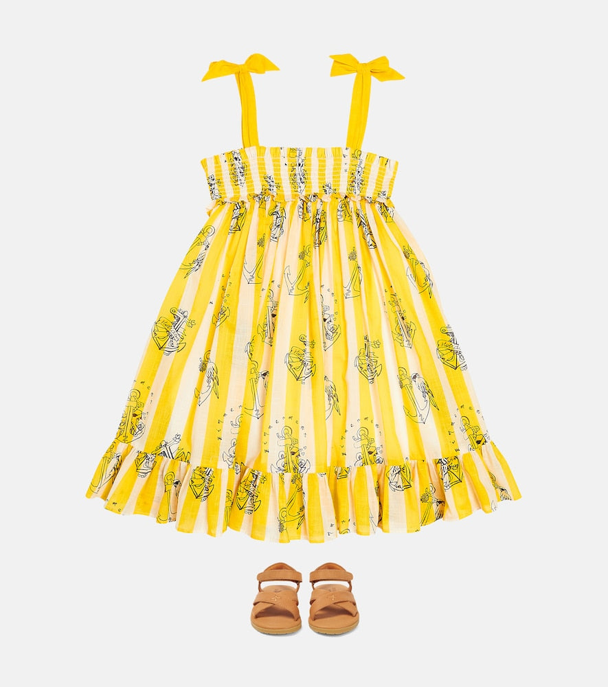 Alight striped cotton dress