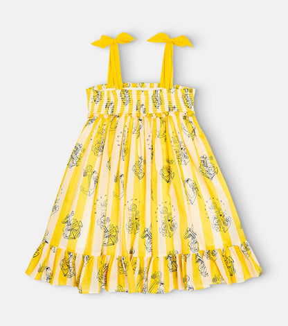 Alight striped cotton dress