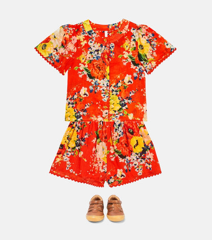 Alight floral cotton top