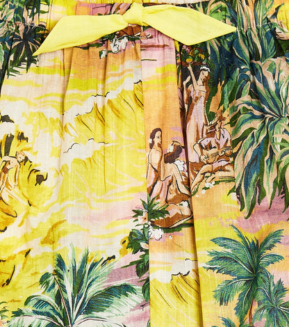 Alight printed cotton pants