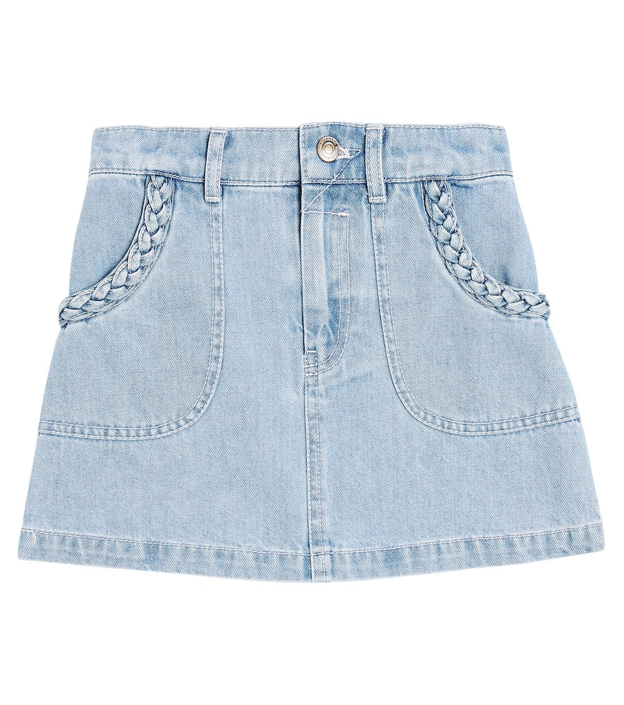 August denim skirt