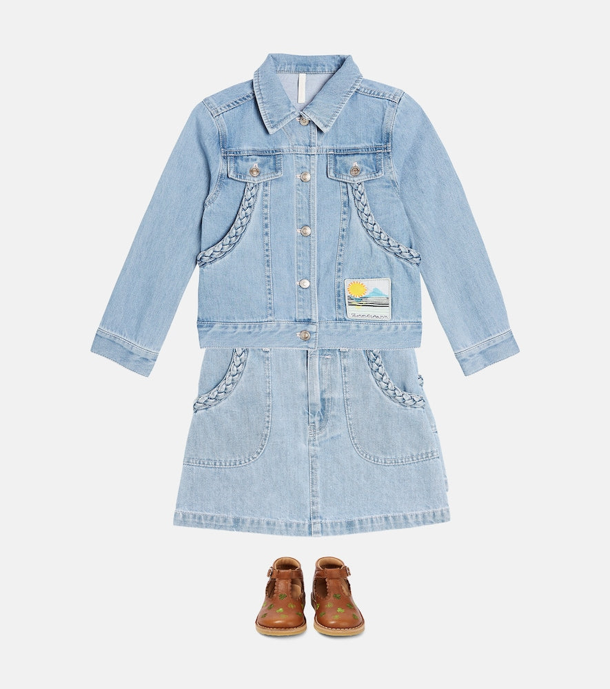 August denim skirt