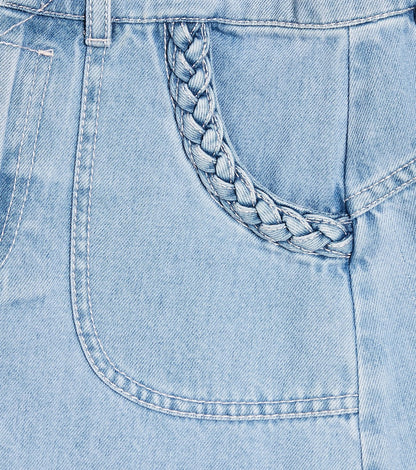 August denim skirt
