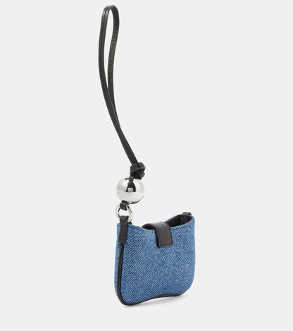 Jacquemus Le Porte Bisou denim card holder