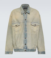 Oversized denim jacket