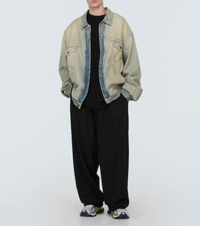 Oversized denim jacket