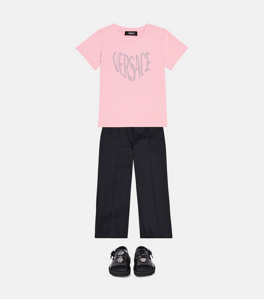 Greca cotton pants