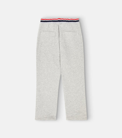 Printed cotton jersey sweatpants
