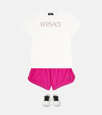Logo cotton-blend jersey T-shirt