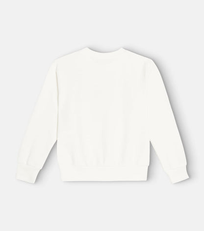 Medusa embellished cotton jersey sweatshirt