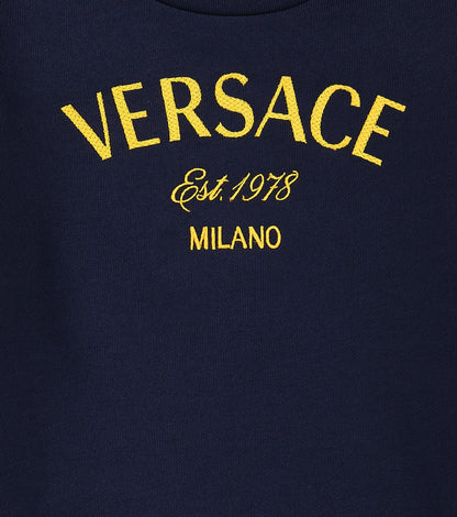 Logo cotton jersey sweatshirt