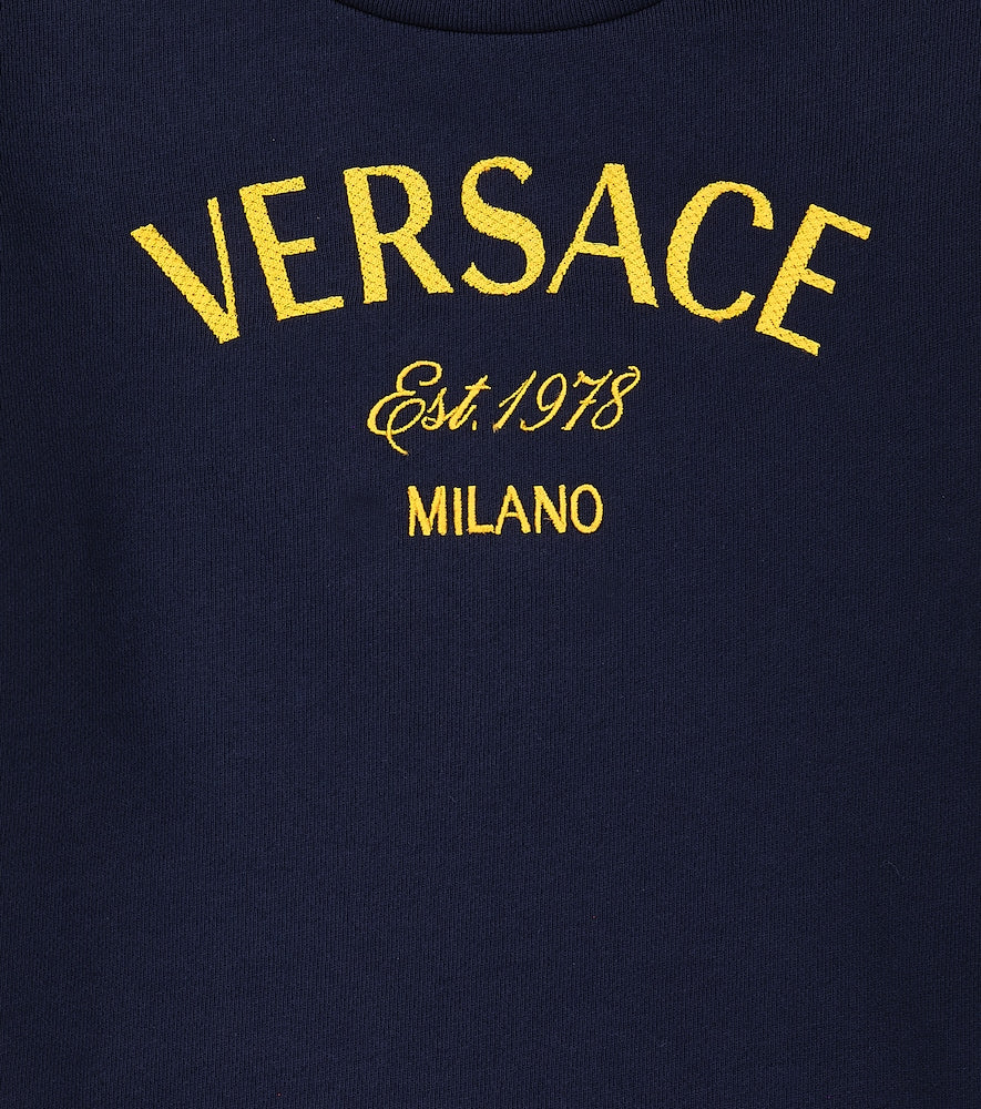 Logo cotton jersey sweatshirt